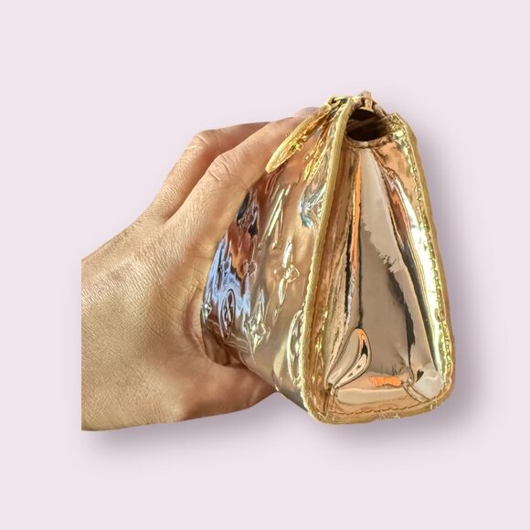 Louis Vuitton Monogram Miroir Gold Cosmetic Pouch With Dust Bag - Picture 4 of 10